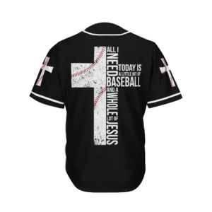 JESUS - ALL I NEED TODAY IS A WHOLE LOT OF JESUS Baseball Tee - Gift Men Women 3