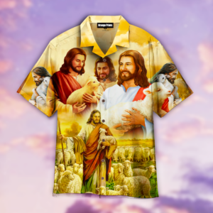 Jesus Save Animals Aloha Hawaiian Shirts For Men and Women   - Gift Men Women Days