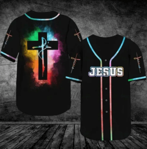 Fe Jesus Baseball Jersey | Colorful | Adult Unisex | S - 5XL Full Size - Gift Men Women