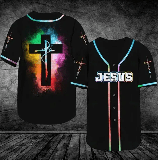 Fe Jesus Baseball Jersey | Colorful | Adult Unisex | S – 5XL Full Size – Gift Men Women Fe Jesus Baseball Jersey | Colorful | Adult Unisex | S – 5XL Full Size – Gift Men Women