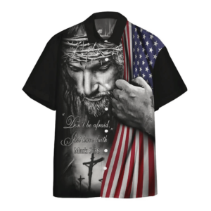 3D Jesus Christ Just Have Faith Custom Short Sleeve Shirts Aloha Shirt For Summer Hawaiian Shirts  - Gift Men Women Days