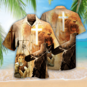 Jesus Faith Hope Love Hawaiian Shirts Aloha Hawaii Shirt Aloha Shirt For Summer  - Gift Men Women Days