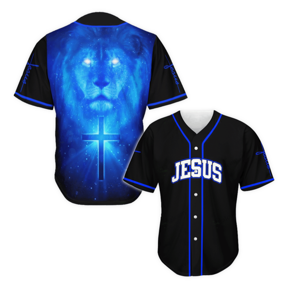 Jesus Lion on The Light – Baseball Tee for God Lover – Gift Men Women Jesus Lion on The Light – Baseball Tee for God Lover – Gift Men Women