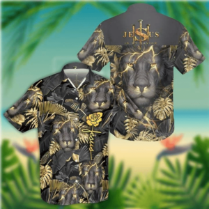 Jesus And Lion Aloha Hawaiian Shirt  - Gift Men Women Days