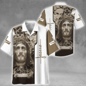 Jesus Bless America Hawaiian Shirt  - Gift Men Women Days