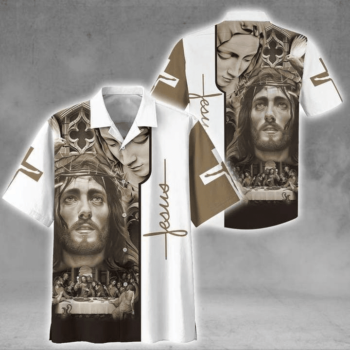 Jesus Bless America Hawaiian Shirt – Gift Men Women Days Jesus Bless America Hawaiian Shirt – Gift Men Women Days