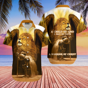 Christian Jesus Catholic Lion Aloha Hawaiian Shirts  - Gift Men Women Days