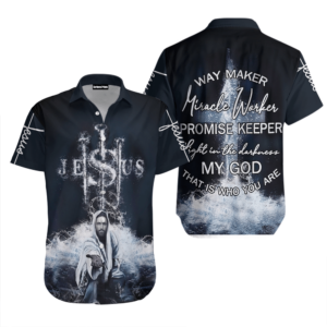 Awesome Easter Jesus Way Maker Hawaiian Shirts For Men & Women  - Gift Men Women Days