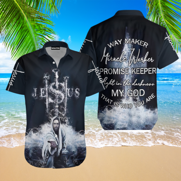 Awesome Easter Jesus Way Maker Hawaiian Shirts For Men & Women  – Gift Men Women Days