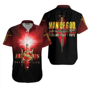 Jesus Man Of God Aloha Hawaiian Shirts For Men & For Women   - Gift Men Women Days