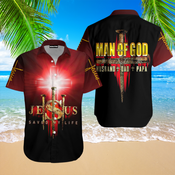 Jesus Man Of God Aloha Hawaiian Shirts For Men & For Women   – Gift Men Women Days
