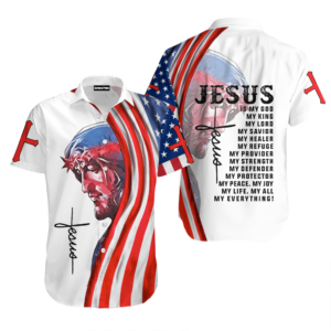 Jesus Is My God Aloha Hawaiian Shirts For Men & For Women   - Gift Men Women Days