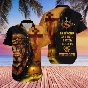 Jesus And Lion Aloha Hawaiian Shirts For Men And Women  - Gift Men Women Days