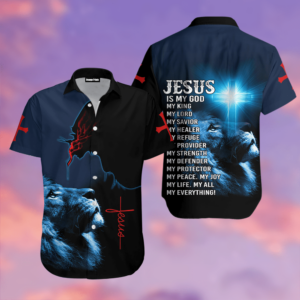 My King My Lord My Savior Awesome Jesus Hawaiian Shirts For Men Women  - Gift Men Women Days