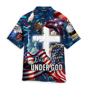 Jesus One Nation Under God Aloha Hawaiian Shirts For Men and Women   - Gift Men Women Days