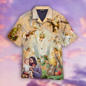 Jesus Happy Easter Aloha Hawaiian Shirts For Men and Women   - Gift Men Women Days