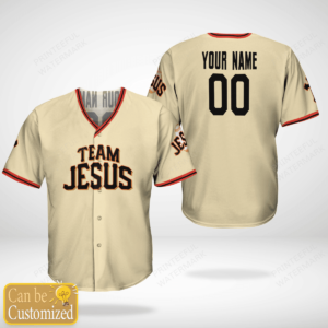 Personalized Team Jesus Personalized and Number Baseball Jersey - Gift Men Women
