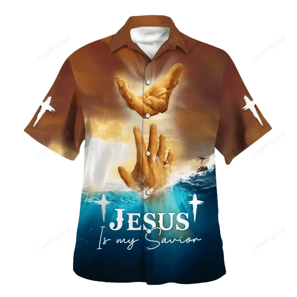 Jesus Is My Savior Take My Hand God Hawaiian Shirts For Men & Women – Christian Hawaiian Shirt – Hawaiian Summer Shirts Jesus Is My Savior Take My Hand God Hawaiian Shirts For Men & Women – Christian Hawaiian Shirt – Hawaiian Summer Shirts