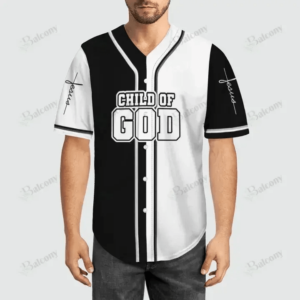 Baseball Tee Jesus - Child of god Baseball Jersey 117 - Gift Men Women 3