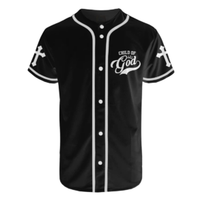 Customized Jesus Baseball Jersey - Christian Gift - Child of God 3D Baseball Shirt for Men Women 1
