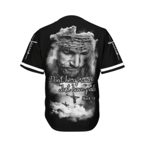 Custom Jesus Baseball Jersey - Cross & God Design Perfect Christian Gift for Men & Women 3