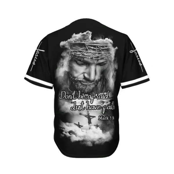 Custom Jesus Baseball Jersey – Cross & God Design Perfect Christian Gift for Men & Women