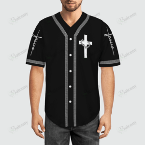 Jesus Don't be afraid just have faith Baseball Tee Jersey Shirts 3D - Gift Men Women 1