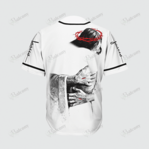Baseball Tee Jesus - God's hug Baseball Jersey 86 - Gift Men Women 1