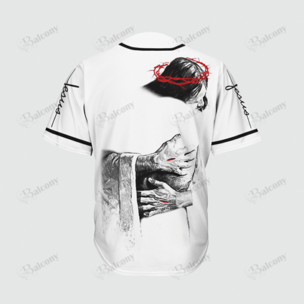 Baseball Tee Jesus – God’s hug Baseball Jersey 86 – Gift Men Women