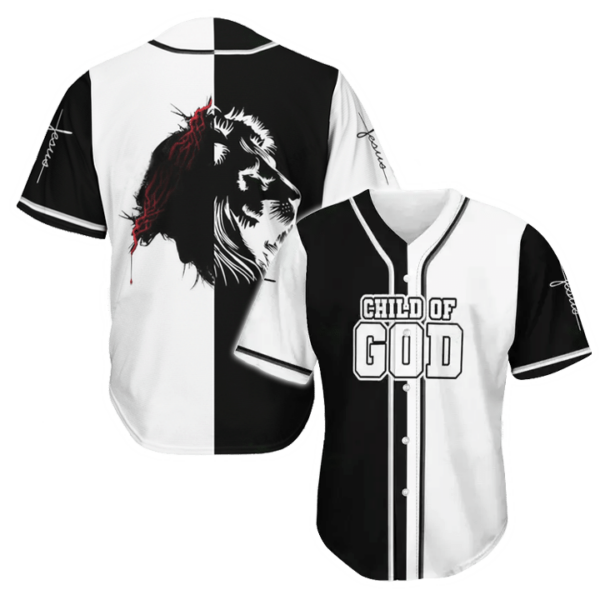 JESUS – CHILD OF GOD BASEBALL SHIRT .CPD – Gift Men Women