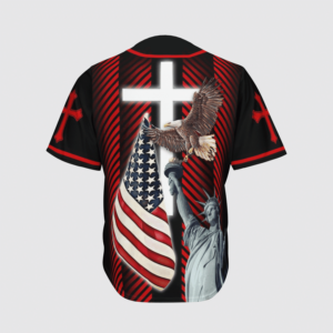 One Nation Under God Baseball Jersey For Jesus - Gift Men Women 1