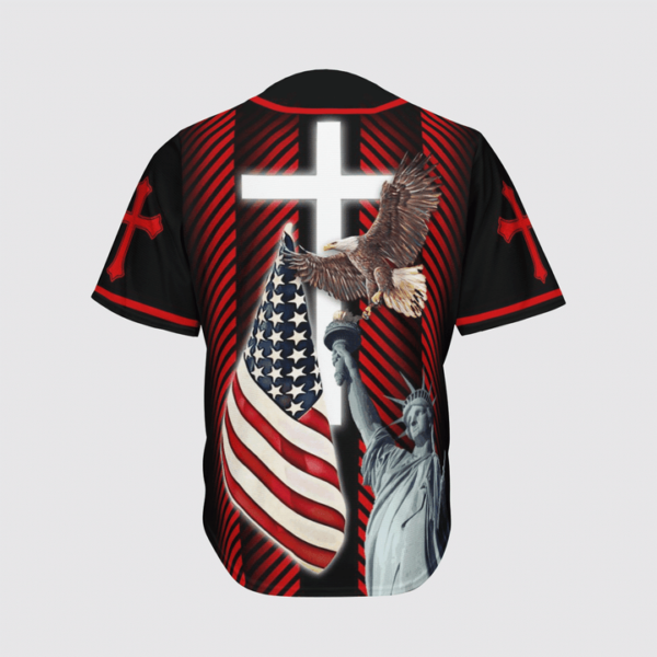 One Nation Under God Baseball Jersey For Jesus – Gift Men Women