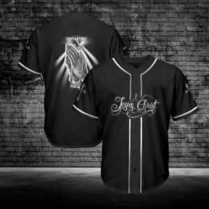 Jesus Christ Hand Baseball Jersey For God - Gift Men Women