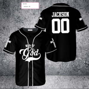 Personalized The Man Of God Baseball Jersey For Jesus - Gift Men Women