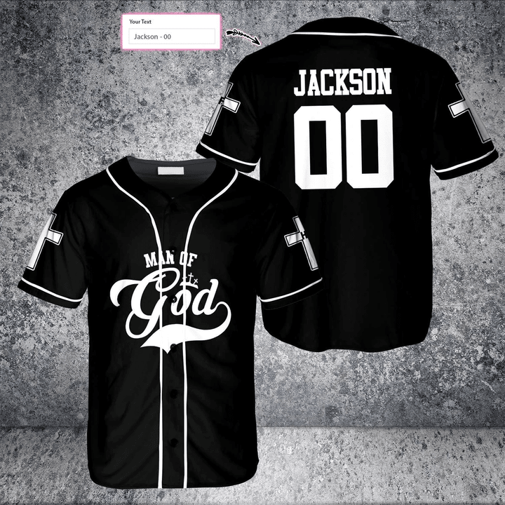 Personalized The Man Of God Baseball Jersey For Jesus – Gift Men Women Personalized The Man Of God Baseball Jersey For Jesus – Gift Men Women