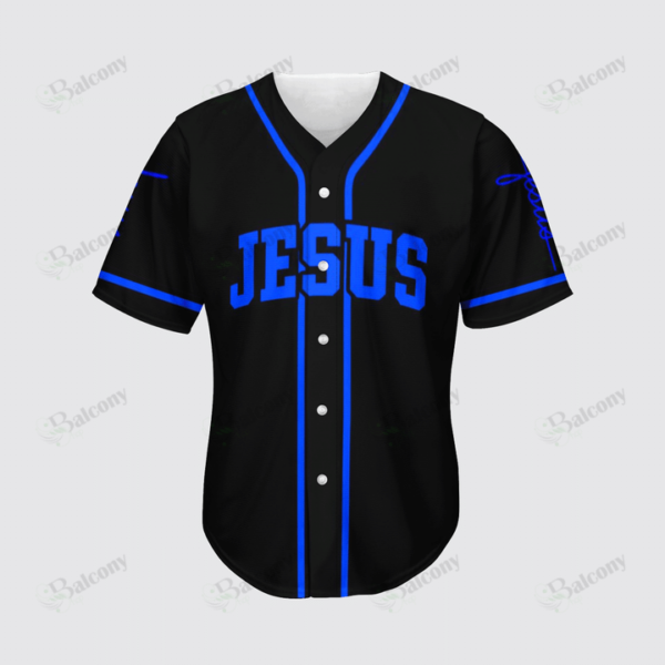 God’s Hug Black Blue Baseball Jersey For Jesus – Gift Men Women