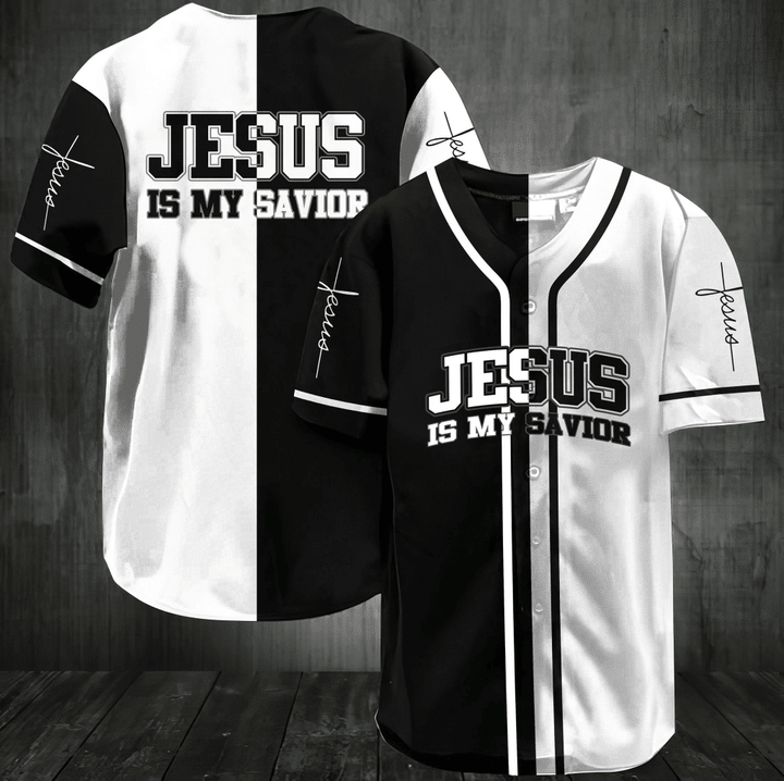 Holiday Jesus Is My Savior Shirt Printed 3D Baseball Jersey For God – Gift Men Women Holiday Jesus Is My Savior Shirt Printed 3D Baseball Jersey For God – Gift Men Women