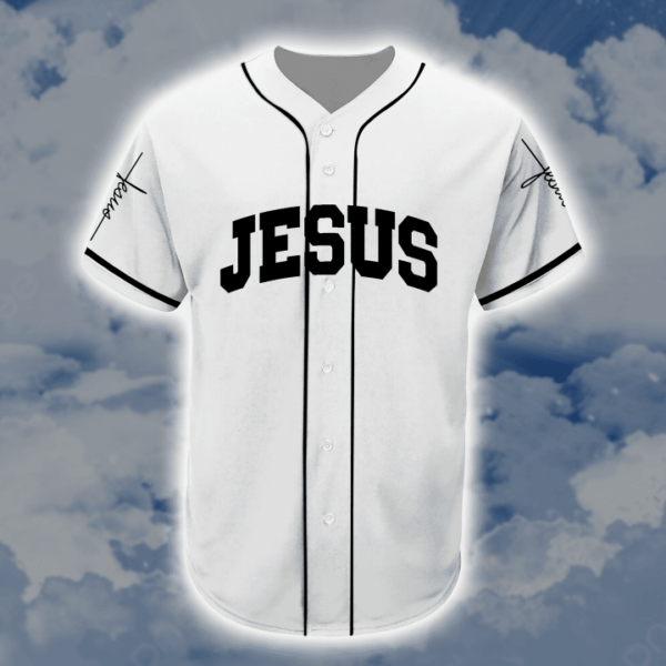Personalized Jesus Christian And Athletic Style Baseball Jersey For God – Gift Men Women