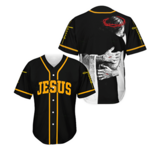 Tmarc Tee JESUS - GOD'S HUG BASEBALL SHIRT .CPD - Gift Men Women