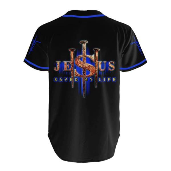 Tmarc Tee Jesus Saved my Life Christian Baseball Shirt – Gift Men Women