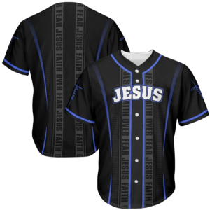 Tmarc Tee JESUS - FAITH OVER FEAR BASEBALL SHIRT .CPD - Gift Men Women