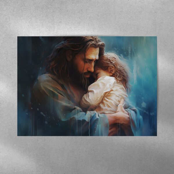 Jesus Protection 2 Poster and Canvas