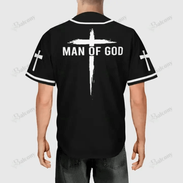 Baseball Tee Jesus – Dad is man of God Baseball Jersey 89 – Gift Men Women
