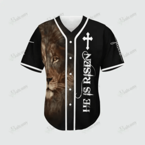 Baseball Tee Jesus - He is risen Baseball Jersey Shirt - Gift Men Women 1