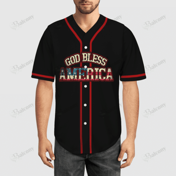 Jesus Stand for the flag and kneel for the cross Baseball Jersey Shirt – Gift Men Women