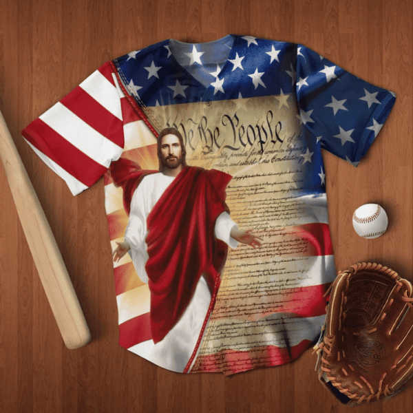 Christians Jesus We The People 3D Baseball Jersey – Gift Men Women