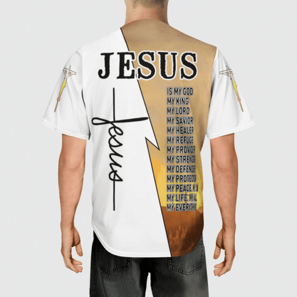 Jesus Bless You Personalized 3D Baseball Jersey – Gift Men Women