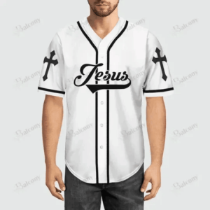 Jesus Cross Wings Baseball Jersey - Gift Men Women 3