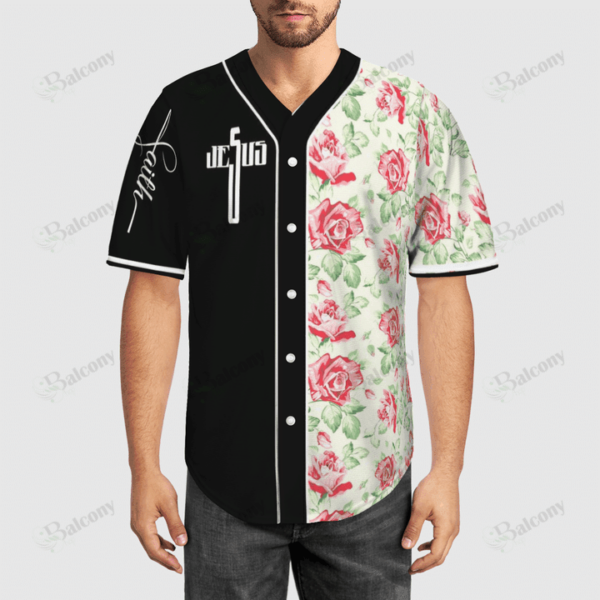 Baseball Tee Jesus – Faith Baseball Jersey 104 – Gift Men Women