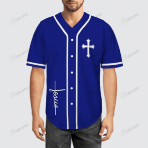 Baseball Tee Jesus - Don't be afraid Baseball Jersey 73 - Gift Men Women 1
